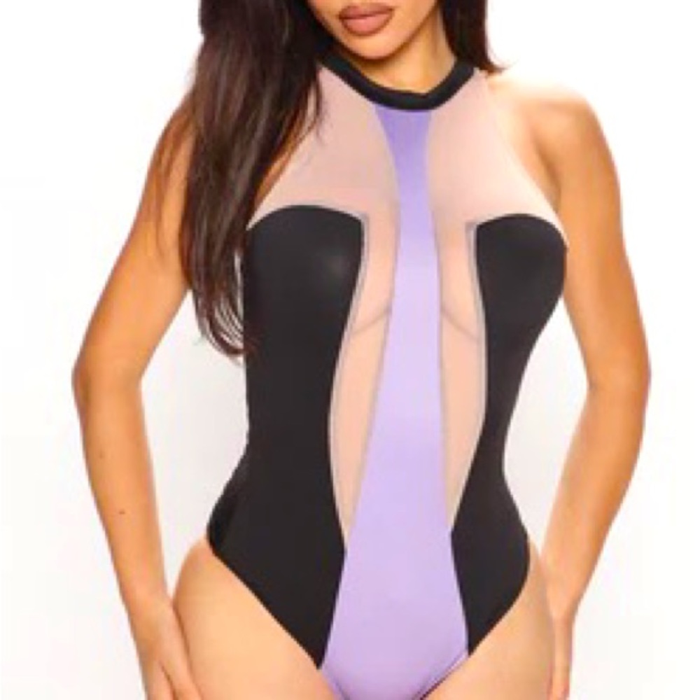 Fashion Nova on my level mesh bodysuit